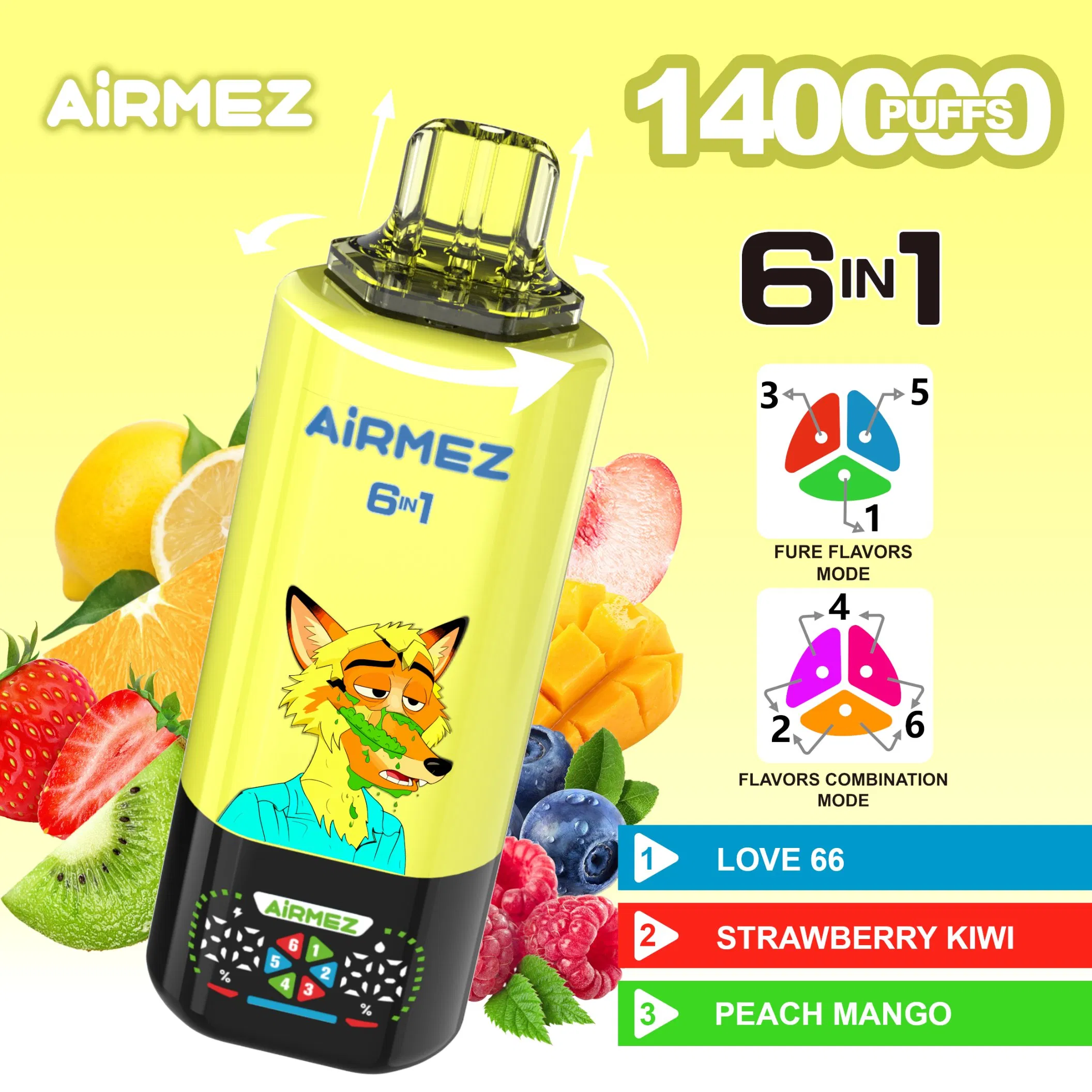 Airmez Vape 6 IN 1 140K Puffs best